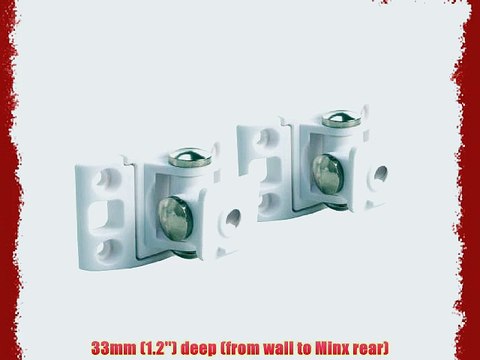 Cambridge Audio Minx Pivoting Wall Mounts White (Pair)