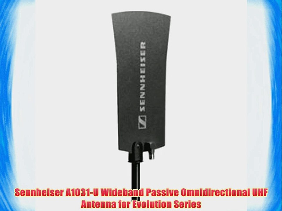Sennheiser A1031-U Wideband Passive Omnidirectional UHF Antenna for Evolution Series