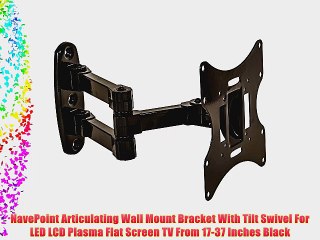 Download Video: NavePoint Articulating Wall Mount Bracket With Tilt Swivel For LED LCD Plasma Flat Screen TV