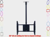 TV Ceiling Mount for 42 to 60 Screens in Black