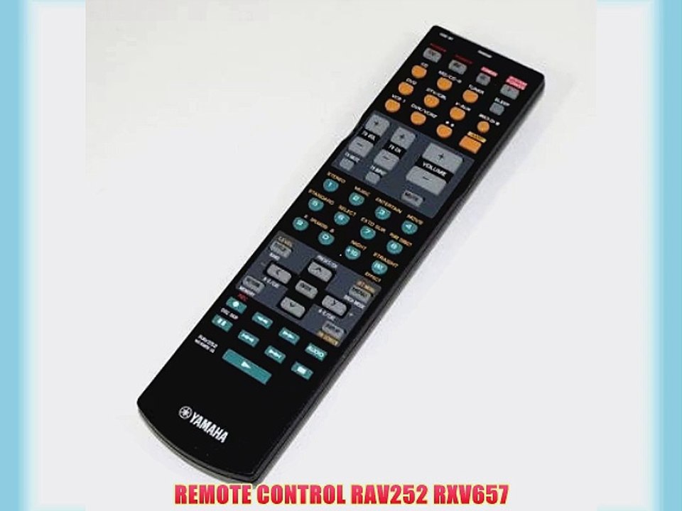 REMOTE CONTROL RAV252 RXV657