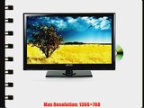 Axess 13.3-Inch LED Full HDTV Includes AC/DC TV DVD Player HDMI/SD/USB Inputs TVD1801-13