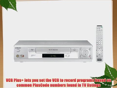 Sony SLV-N700 Hi-Fi VHS VCR