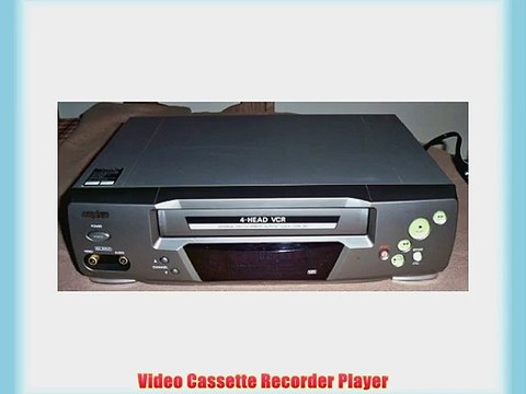 Sanyo Vwm-380 4 Head VHS VCR Video Cassette Recorder Player with Universal Shuttle Remote Control