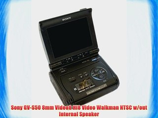 Sony GV-S50 8mm Video8 Hi8 Video Walkman NTSC w/out Internal Speaker