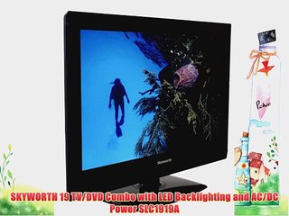 SKYWORTH 19 TV/DVD Combo with LED Backlighting and AC/DC Power SLC1919A