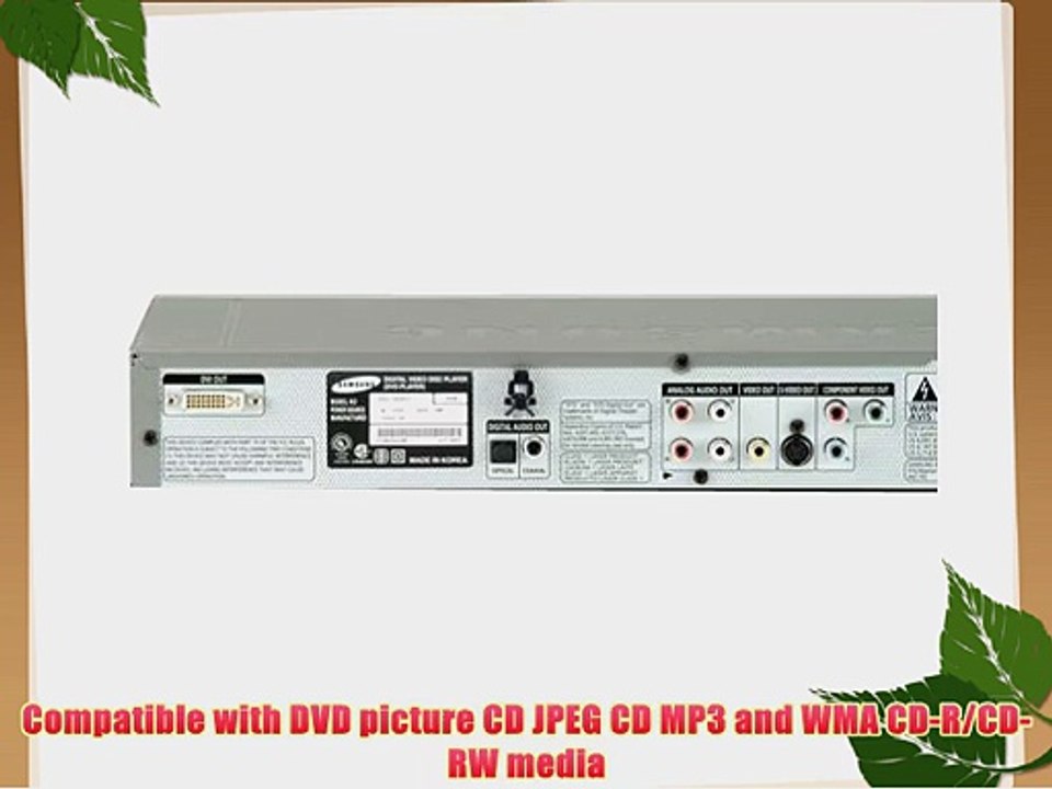 Samsung DVD-HD931 HDTV Converter Progressive-Scan DVD Player