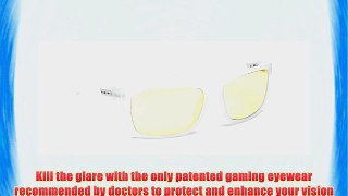 Gunnar Optiks INT-06601 Intercept Full Rim Advanced Video Gaming Glasses with Amber Lens Tint