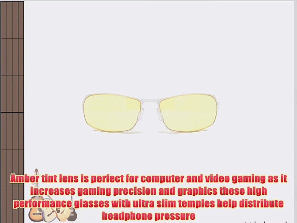 Gunnar Optiks PHA-04201 MLG Phantom Full Rim Advanced Gaming Glasses with Headset Compatibility