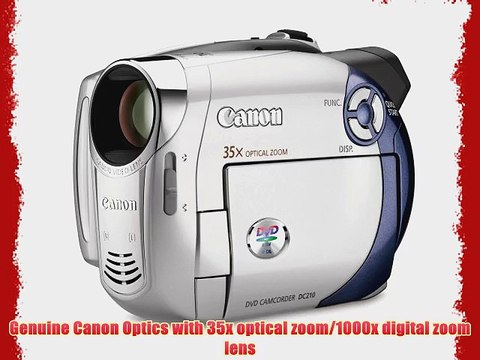 Canon DC210 DVD Camcorder with 35x Optical Zoom