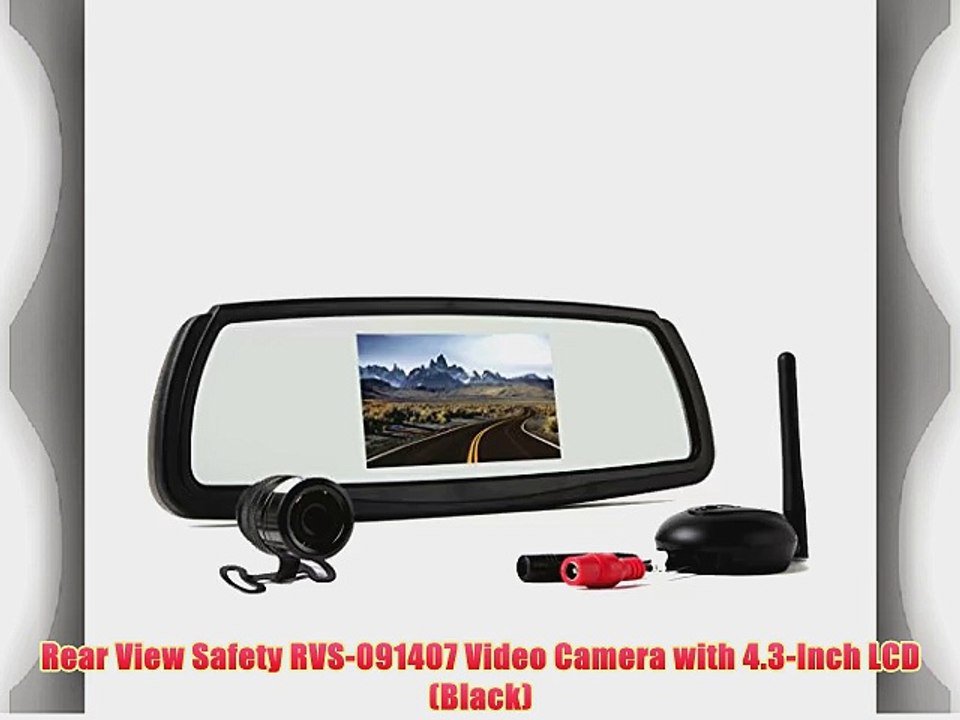Rear View Safety RVS-091407 Video Camera with 4.3-Inch LCD (Black)