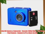 Pyle PSCHD60BL Hi-Speed HD 1080P Hi-Res Digital Camera/Camcorder with Full HD Video 12.0 Mega