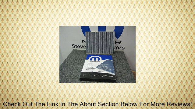 Mopar 8220 5905, Cabin Air Filter Review