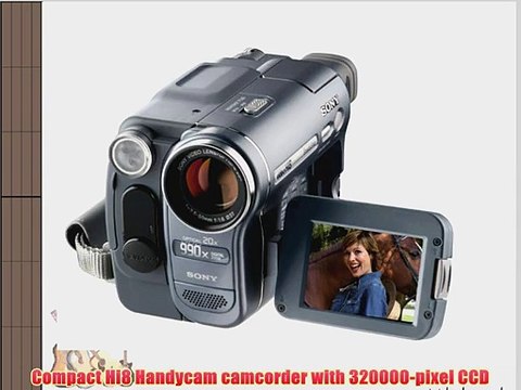 Sony CCD-TRV328 20x Optical Zoom 990x Digital Zoom Hi8 Analog Handycam with SteadyShot