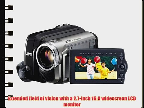 JVC GR-D850 MiniDV Camcorder with 35x Optical Zoom