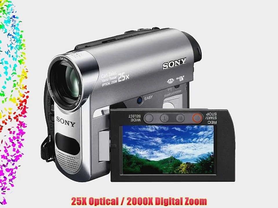 Sony DCR-HC62 1MP MiniDV Handycam Camcorder with 25x Optical Zoom