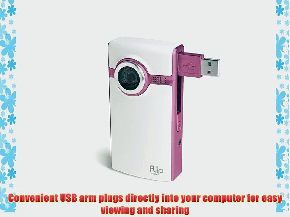 Flip Video Ultra Series Camcorder 60 Minutes (Pink)