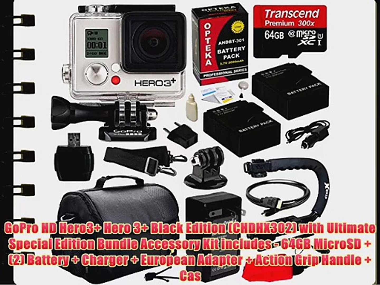 Gopro Hd Hero3 Hero 3 Black Edition Chdhx302 With Ultimate Special Edition Bundle Accessory Video Dailymotion