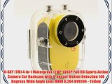 O-SKY (TM) 4-in-1 Waterproof 12MP 1080P Full HD Sports Action Camera Car Dashcam with G-Sensor