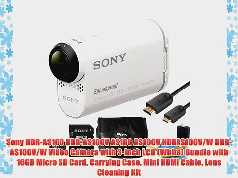 Sony HDR-AS100 HDR-AS100V AS100 AS100V HDRAS100V/W HDR-AS100V/W Video Camera with 3-Inch LCD