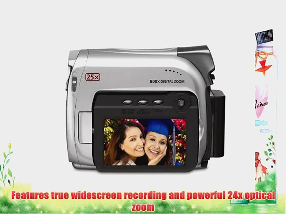 Canon ZR600 MiniDV Camcorder with 25x Optical Zoom