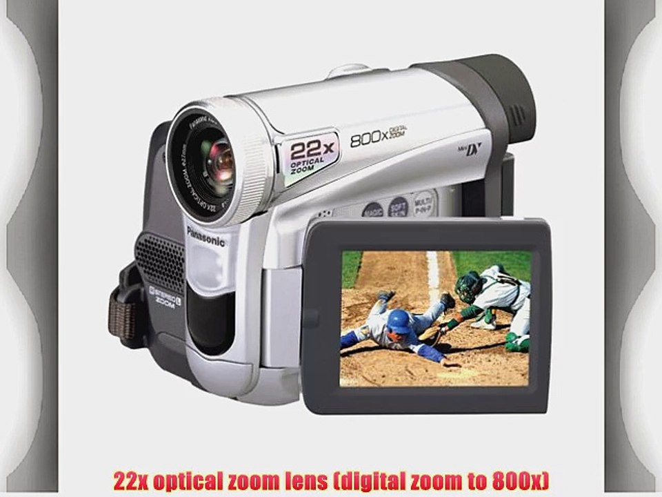 Panasonic PV-GS14 MiniDV Camcorder w/22x Optical Zoom