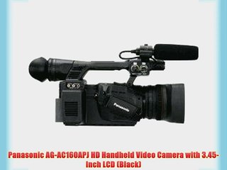 Panasonic AG-AC160APJ HD Handheld Video Camera with 3.45-Inch LCD (Black)