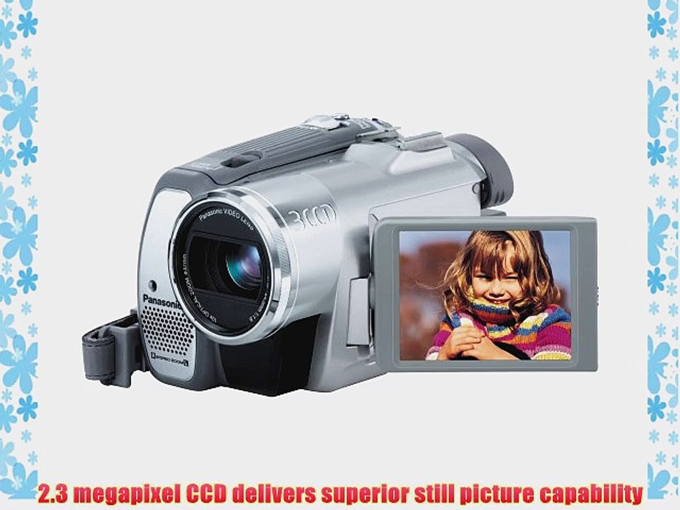 Panasonic PV-GS180 2.3MP 3CCD MiniDV Camcorder with 10x Optical Zoom