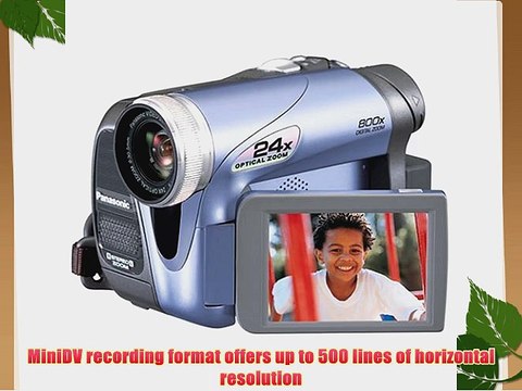 Panasonic PV-GS19 MiniDV Camcorder w/24x Optical Zoom
