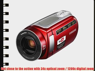 Samsung SC-MX20 Flash Memory Camcorder w/34x Optical Zoom (Red)