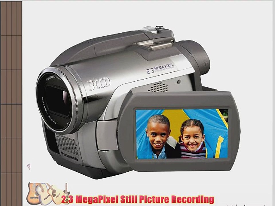 Panasonic VDR-D250 2.3MP 3CCD DVD Camcorder with 10x Optical Zoom