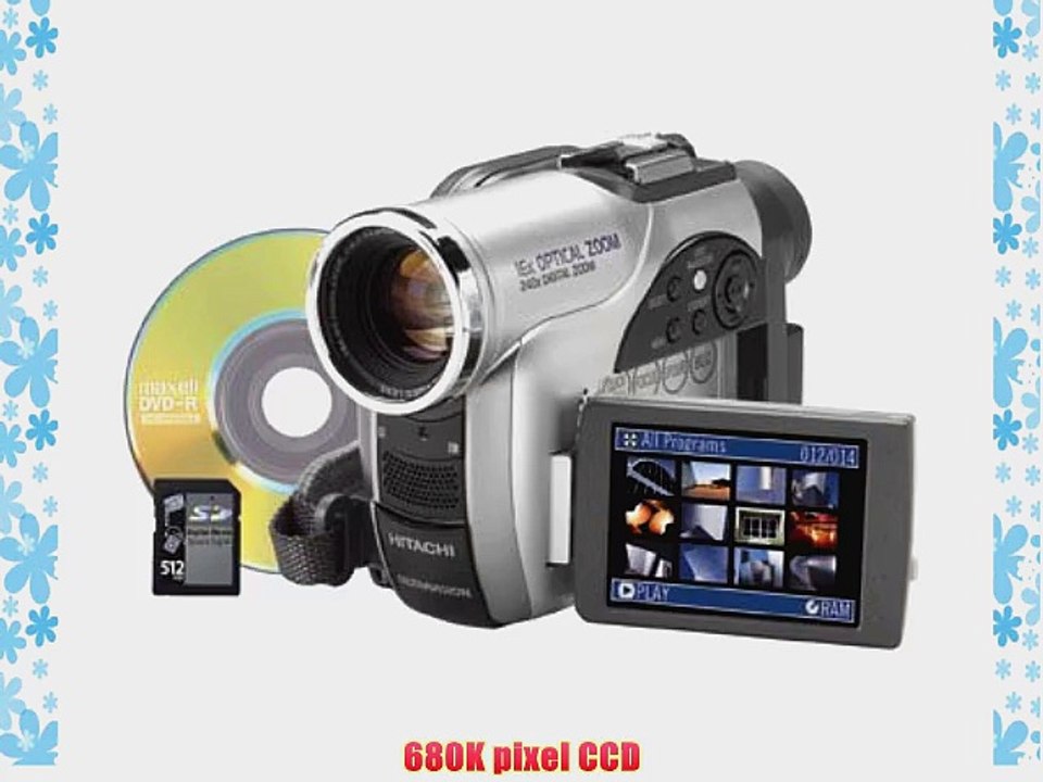 Hitachi DZ-MV750MA DVD Camcorder w/16x Optical Zoom