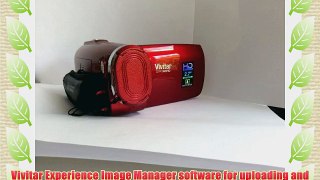 Vivitar DVR945HD 10.1 Mega Pixels Red Camcorder with 2.7 LCD Screen and HD Video Recording