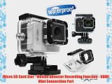 Pyle PSCHD90BK eXpo Hi-Res Mini Action Video Camera with 20 Mega Pixel Camera 2-Inch LCD Screen
