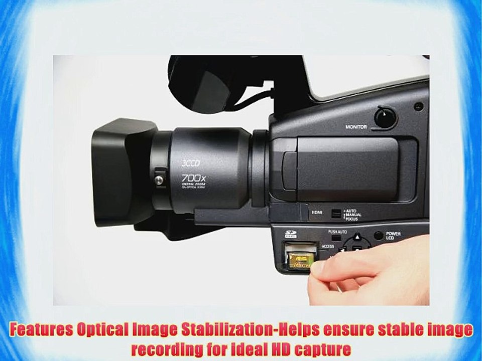 Panasonic AGHMC70PJU  AVCHD 3CCD Flash Memory Professional Camcorder with 12x Optical Image