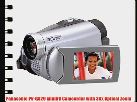 Panasonic PV-GS29 MiniDV Camcorder with 30x Optical Zoom