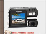 Asone? NEW Dual Lens Hd 720p Car Cam Ir LED G Sensor Video Camera Recorder Camcorder DVR With