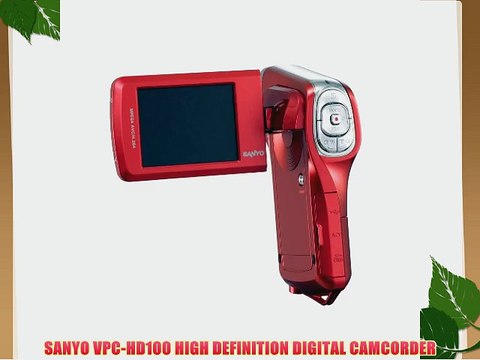 SANYO VPC-HD100 HIGH DEFINITION DIGITAL CAMCORDER