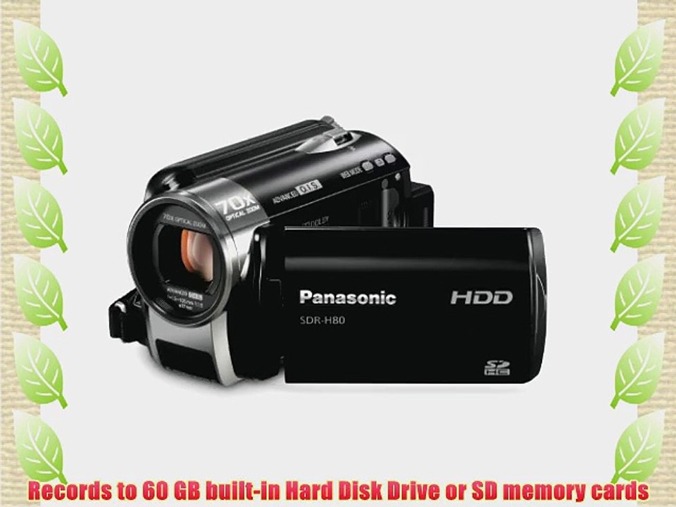Panasonic SDR-H80 SD and HDD Camcorder (Black)
