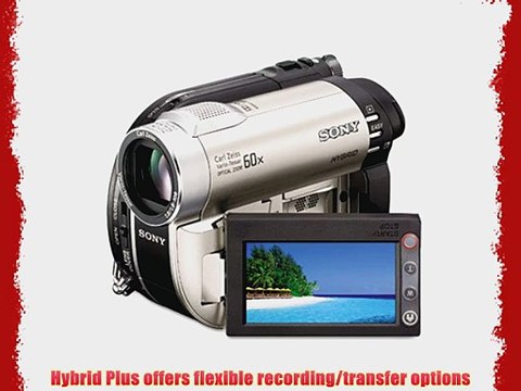 Sony Handycam DCR-DVD850 DVD Hybrid Camcorder with 60X Optical Zoom (Silver)