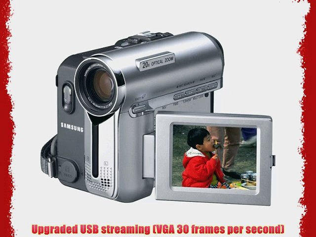 Samsung SCD353 MiniDV Camcorder w/20x Optical Zoom - video Dailymotion