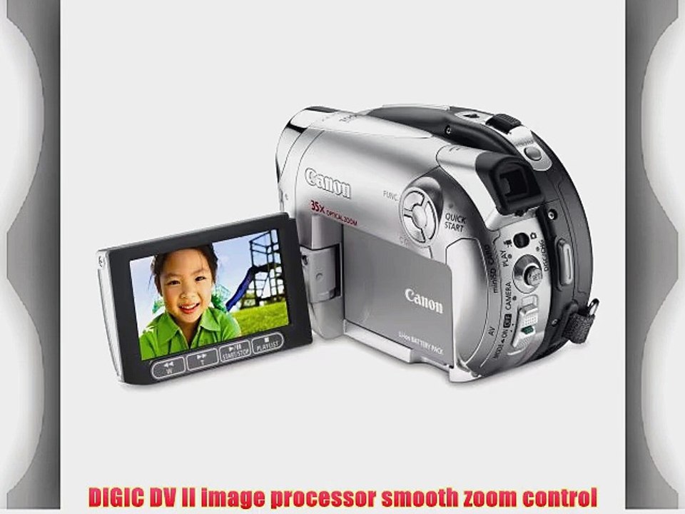 Canon DC220 DVD Camcorder with 35x Optical Zoom