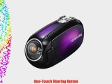 Samsung SMX-C20 Ultra Compact Touch of Color Camcorder with 10x Optical Zoom (Purple)