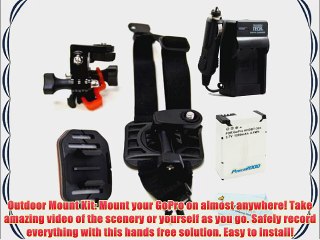 Video herunterladen: All in 1 Outdoors Mount Kit For For GoPro HD HERO3 GoPro HERO3  and GoPro AHDBT-201 AHDBT-301