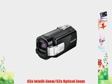 Samsung F43 SMX-F43BN/XAA Ultra Zoom Camcorder with 65x Intelli-Zoom 8 GB Built in SSD Memory
