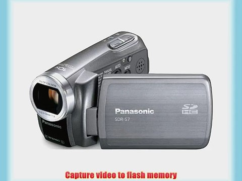 Panasonic SDR-S7 Flash Memory Camcorder with 10x Optical Zoom (Silver)