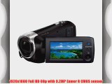 Sony HDR-PJ275/B 8GB Full HD 60p Camcorder w/ built-in Projector - Bundle with Sony 64GB Micro