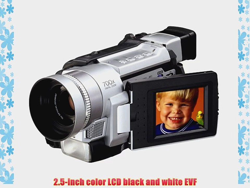 JVC GRDVL725U MiniDV Camcorder with 2.5 LCD and 8MB SD Card