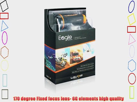 Lavod Waterproof Action DV 1080P Sports Bike Camera Camcorder Full HD Car DVR CAM LFC-513 4GB