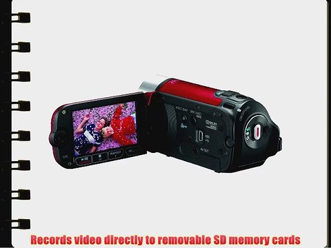 Canon FS300 Flash Memory Camcorder w/41x Advanced Zoom (Red)